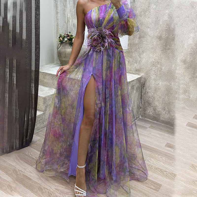 Asymmetrical Tulle Dresses for Women