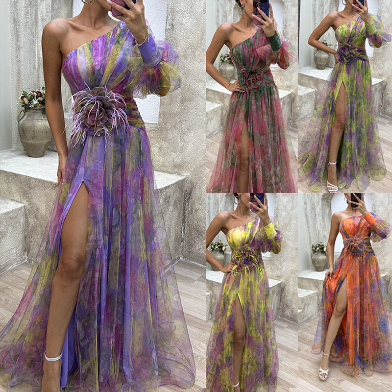 Asymmetrical Tulle Dresses for Women