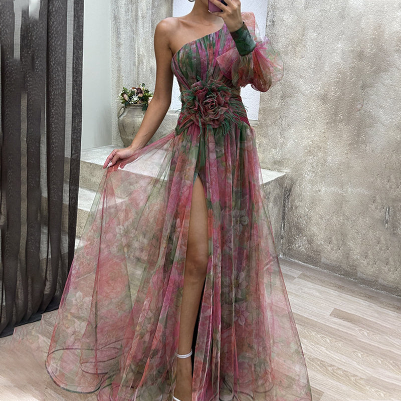 Asymmetrical Tulle Dresses for Women